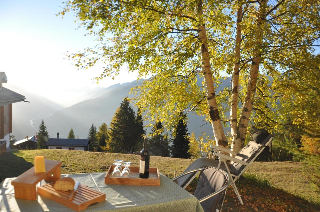 Chalet Bietschhorn Rosswald Termen Bagian luar foto