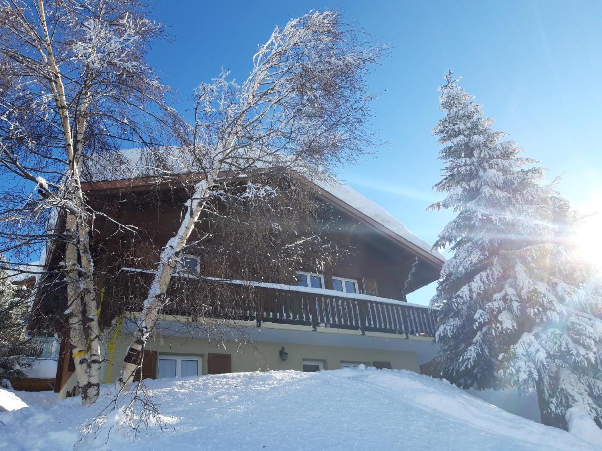 Chalet Bietschhorn Rosswald Termen Bagian luar foto